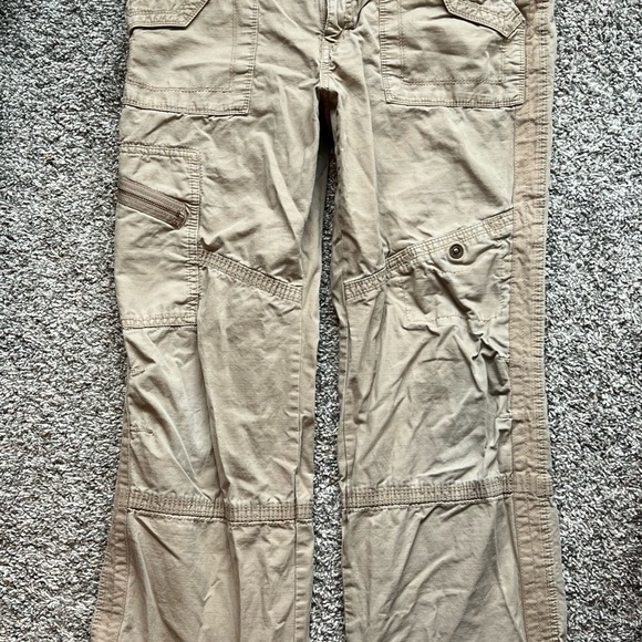 Eddie Bauer Womens khaki carpenter pants - Picture 1 of 8